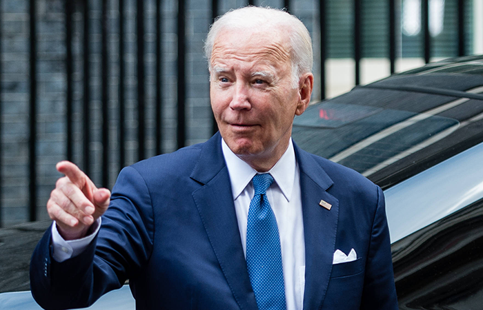 Biden departs meeting at 10 Downing St with Sunak